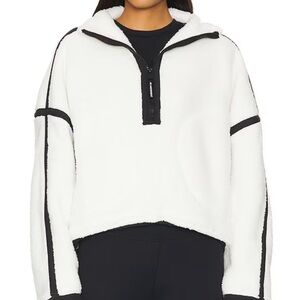 Free People Half Moon Fleece Zip